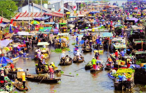 CHỢ NỔI CÁI RĂNG – CẦN THƠ